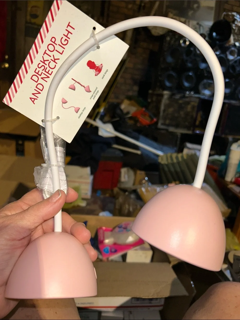 Desktop and Neck Light - Pink